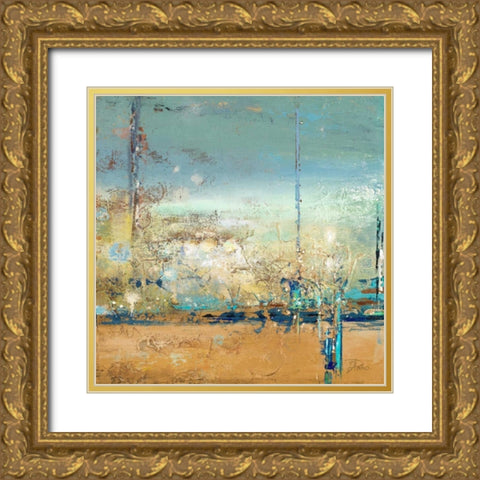 Adventure I Gold Ornate Wood Framed Art Print with Double Matting by Pinto, Patricia