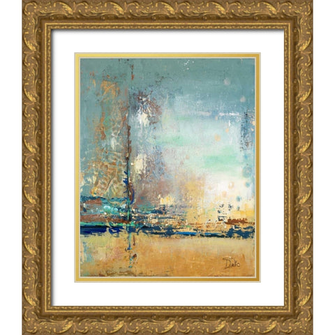 Adventure II Gold Ornate Wood Framed Art Print with Double Matting by Pinto, Patricia
