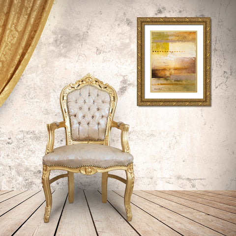 Warmth Coming Through I Gold Ornate Wood Framed Art Print with Double Matting by Marcon, Michael