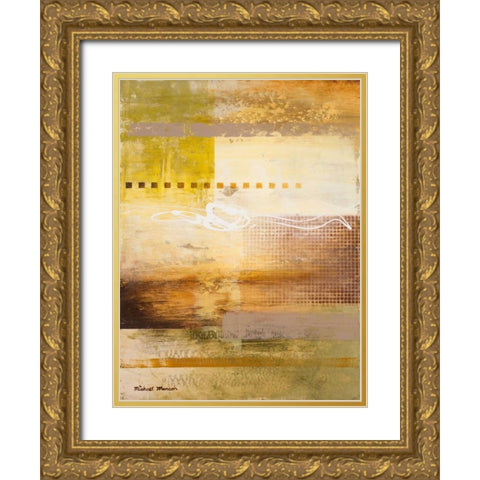 Warmth Coming Through I Gold Ornate Wood Framed Art Print with Double Matting by Marcon, Michael