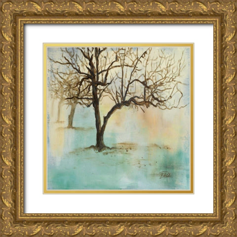 Serene Forest II Gold Ornate Wood Framed Art Print with Double Matting by Pinto, Patricia
