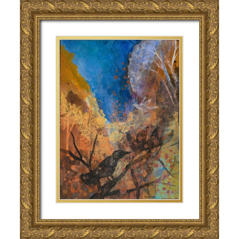 The Guide Gold Ornate Wood Framed Art Print with Double Matting by Maria, Robin