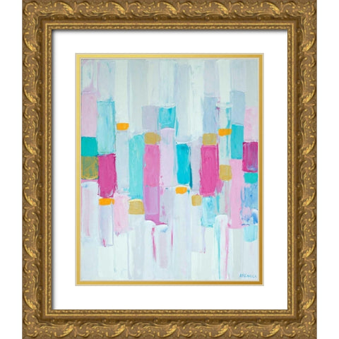 Cool Rhizome I Gold Ornate Wood Framed Art Print with Double Matting by Coolick, Ann Marie