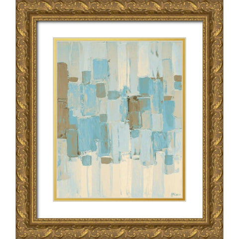 Muted Rhizome II Gold Ornate Wood Framed Art Print with Double Matting by Coolick, Ann Marie