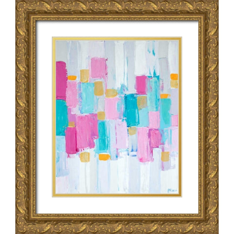 Cool Rhizome II Gold Ornate Wood Framed Art Print with Double Matting by Coolick, Ann Marie