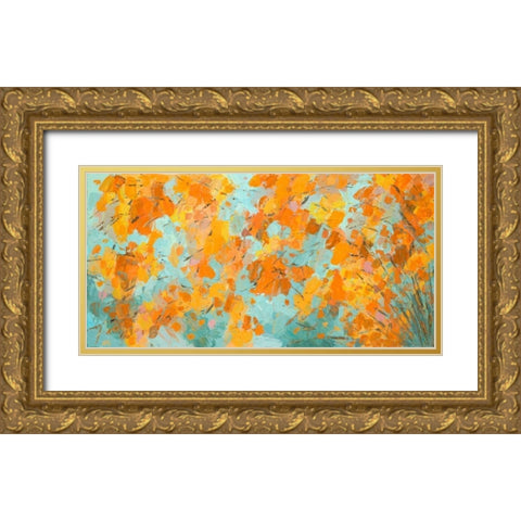 South Inge Maple Gold Ornate Wood Framed Art Print with Double Matting by Coolick, Ann Marie