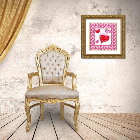 Art for the Heart II Gold Ornate Wood Framed Art Print with Double Matting by Metz, Andi