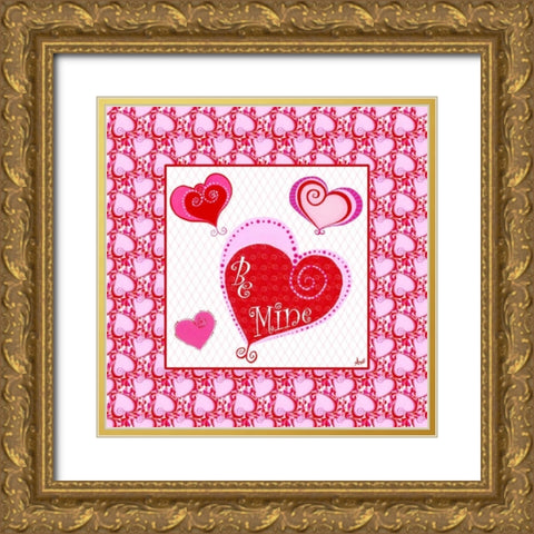 Art for the Heart II Gold Ornate Wood Framed Art Print with Double Matting by Metz, Andi