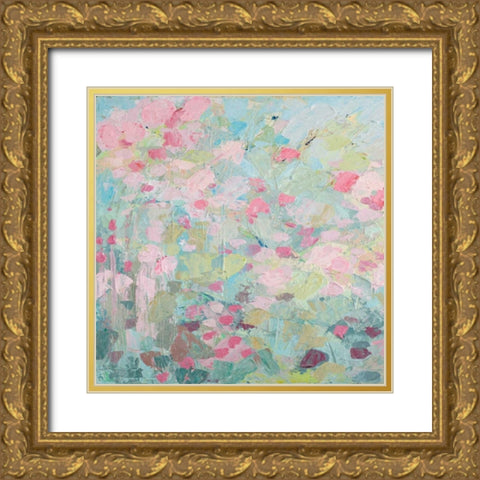 Dancing Sakura Tree I Gold Ornate Wood Framed Art Print with Double Matting by Coolick, Ann Marie