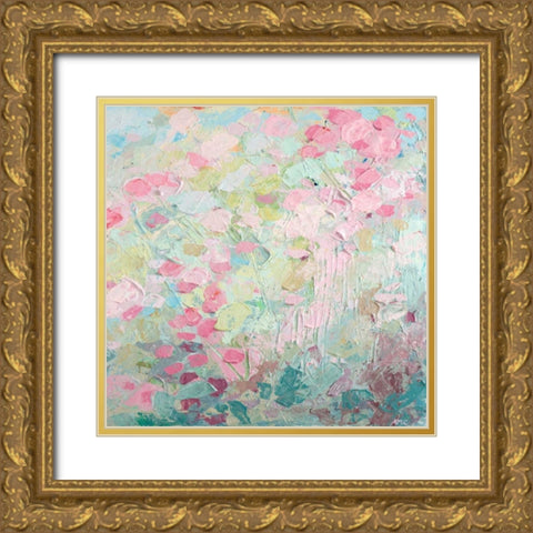 Dancing Sakura Tree II Gold Ornate Wood Framed Art Print with Double Matting by Coolick, Ann Marie