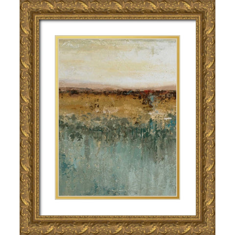 Antique Contemporary III Gold Ornate Wood Framed Art Print with Double Matting by Pinto, Patricia