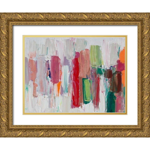 Rhizome II Gold Ornate Wood Framed Art Print with Double Matting by Coolick, Ann Marie