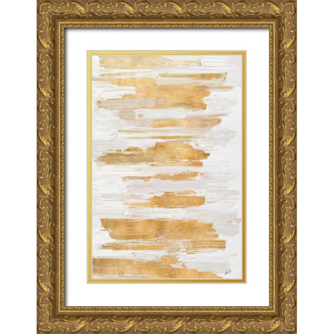 Gold Rhizome Gold Ornate Wood Framed Art Print with Double Matting by Coolick, Ann Marie