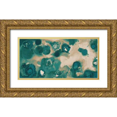 Celestial Sea Gold Ornate Wood Framed Art Print with Double Matting by Loreth, Lanie