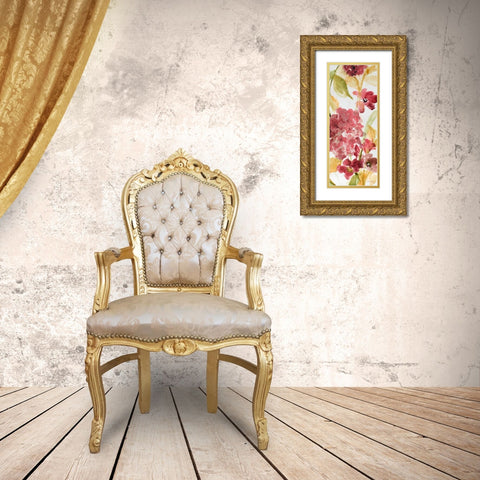 De la Vie II Gold Ornate Wood Framed Art Print with Double Matting by Loreth, Lanie