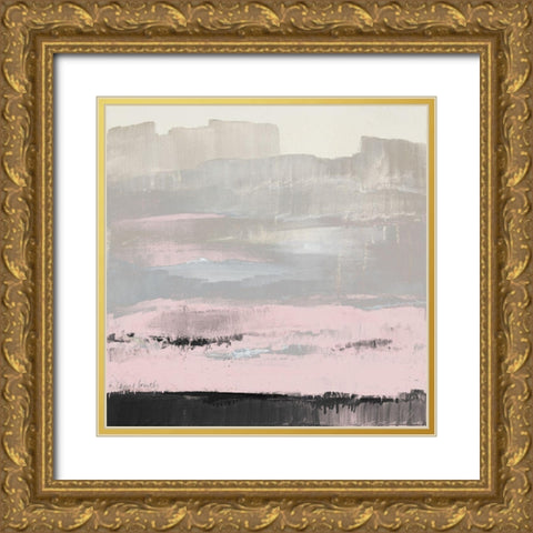 In the Distance (Pink) Gold Ornate Wood Framed Art Print with Double Matting by Loreth, Lanie