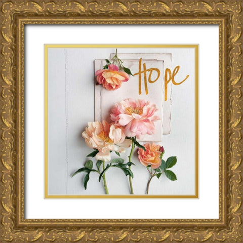 Tender Sentiment III Gold Ornate Wood Framed Art Print with Double Matting by Gardner, Sarah