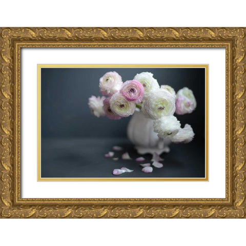Subtle Beauty Gold Ornate Wood Framed Art Print with Double Matting by Gardner, Sarah