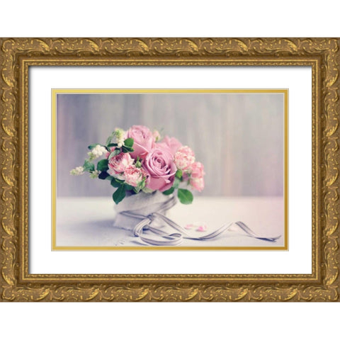 You Raise Me Up Gold Ornate Wood Framed Art Print with Double Matting by Gardner, Sarah