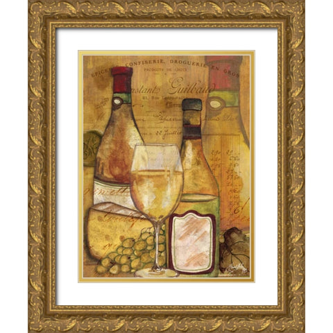 A Good Vintage on Gold II Gold Ornate Wood Framed Art Print with Double Matting by Medley, Elizabeth