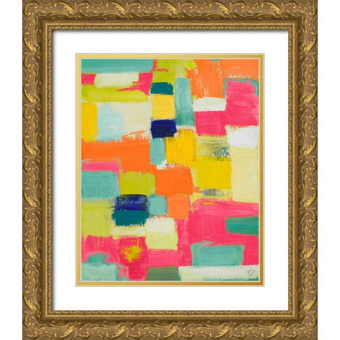 Bright Gila Springs Gold Ornate Wood Framed Art Print with Double Matting by Loreth, Lanie