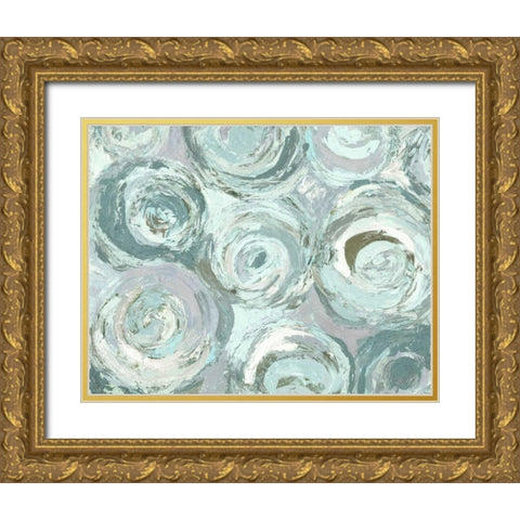 Continuum Light Gold Ornate Wood Framed Art Print with Double Matting by Loreth, Lanie