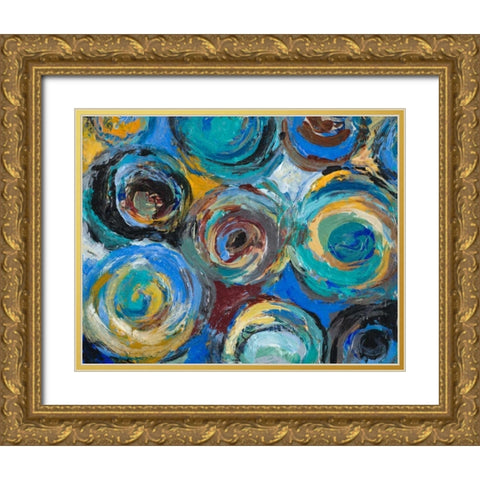 Continuum Gold Ornate Wood Framed Art Print with Double Matting by Loreth, Lanie
