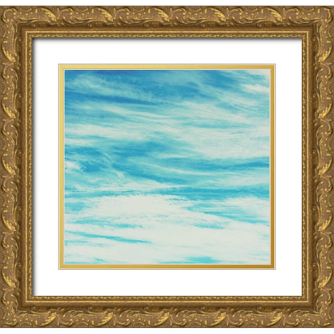 Reflective Water Gold Ornate Wood Framed Art Print with Double Matting by Coppel, Anna