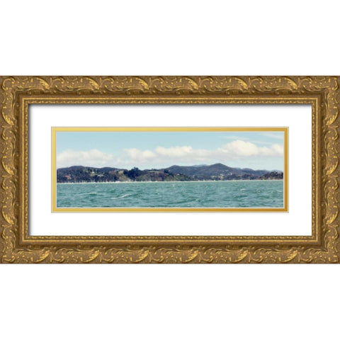 European Coast Gold Ornate Wood Framed Art Print with Double Matting by Coppel, Anna