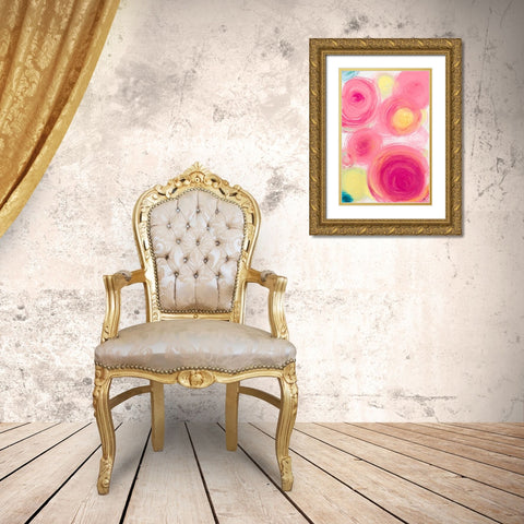 Contempo III Gold Ornate Wood Framed Art Print with Double Matting by Papa, Kat