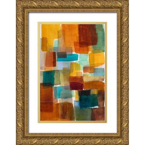 Mondays Melody II Gold Ornate Wood Framed Art Print with Double Matting by Loreth, Lanie