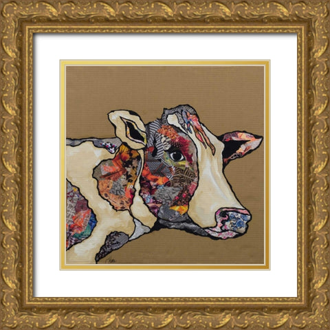 Farm Collage II Gold Ornate Wood Framed Art Print with Double Matting by Ritter, Gina