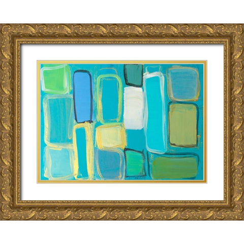 Standing Imitation I Gold Ornate Wood Framed Art Print with Double Matting by Loreth, Lanie