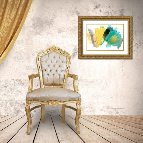 Bright Visions Gold Ornate Wood Framed Art Print with Double Matting by Loreth, Lanie