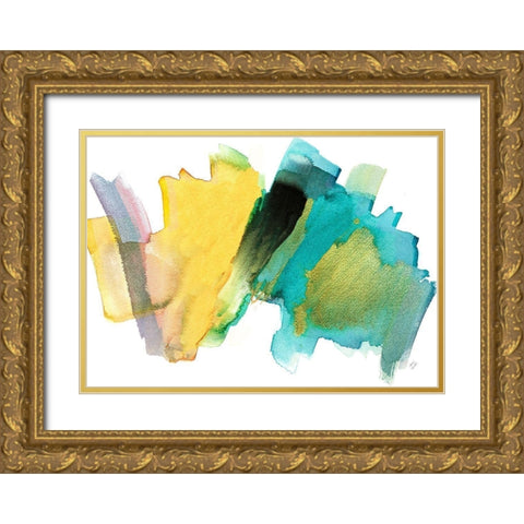 Bright Visions Gold Ornate Wood Framed Art Print with Double Matting by Loreth, Lanie