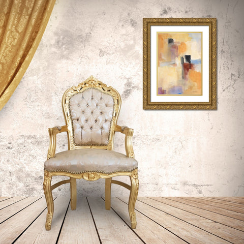 Sunny Storm II Gold Ornate Wood Framed Art Print with Double Matting by Loreth, Lanie