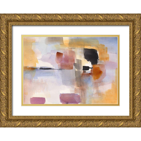 Reflective Wonder Gold Ornate Wood Framed Art Print with Double Matting by Loreth, Lanie