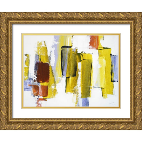 Spring Drifts II Gold Ornate Wood Framed Art Print with Double Matting by Loreth, Lanie