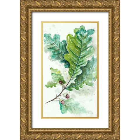 Branches To The Wind II Gold Ornate Wood Framed Art Print with Double Matting by Pinto, Patricia