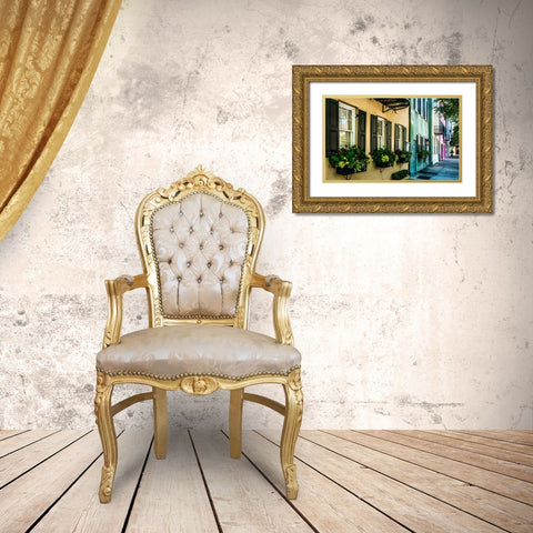 Charleston Gold Ornate Wood Framed Art Print with Double Matting by Bill Carson Photography