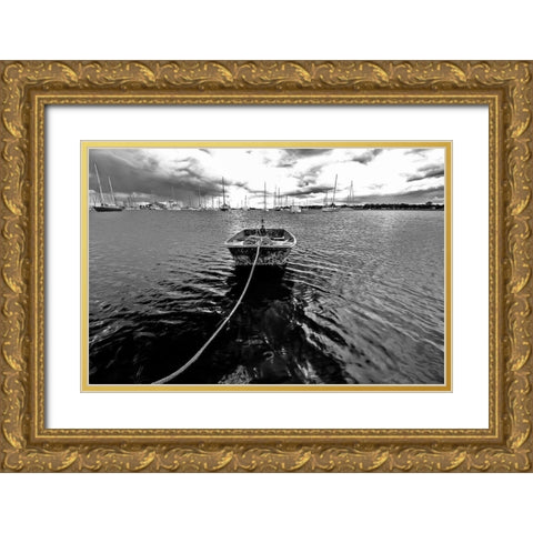 Seaworthy Gold Ornate Wood Framed Art Print with Double Matting by Bill Carson Photography