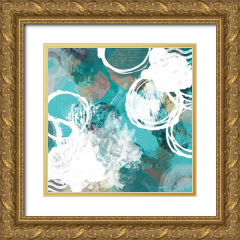 Color Script II Gold Ornate Wood Framed Art Print with Double Matting by Meneely, Dan