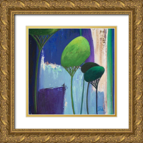 Night Is Coming II Gold Ornate Wood Framed Art Print with Double Matting by Pinto, Patricia