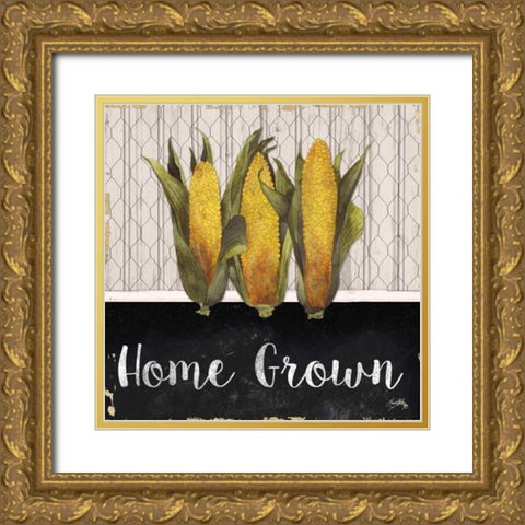 Local Grown II Gold Ornate Wood Framed Art Print with Double Matting by Medley, Elizabeth