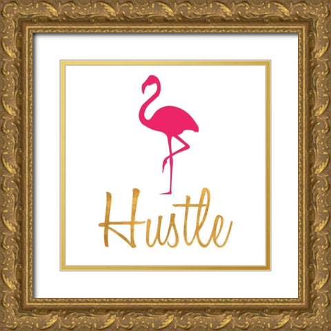 Office Pop I Gold Ornate Wood Framed Art Print with Double Matting by SD Graphics Studio