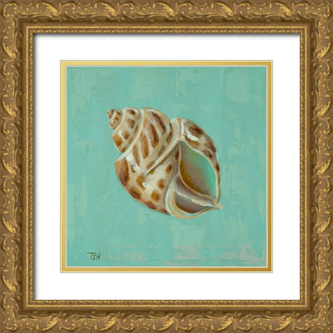 Oceans Gift II Gold Ornate Wood Framed Art Print with Double Matting by Hakimipour, Tiffany