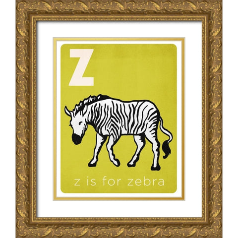 Learning Series IV Gold Ornate Wood Framed Art Print with Double Matting by Medley, Elizabeth