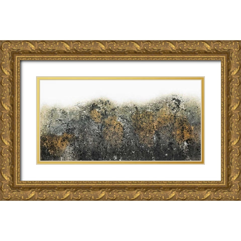 Soaring Night Gold Ornate Wood Framed Art Print with Double Matting by Rodriguez, Roberto