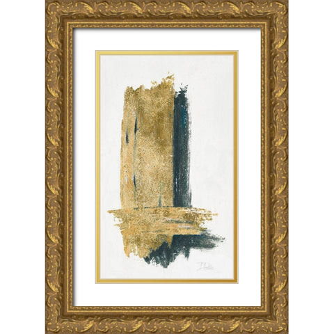 On Gold II Gold Ornate Wood Framed Art Print with Double Matting by Pinto, Patricia