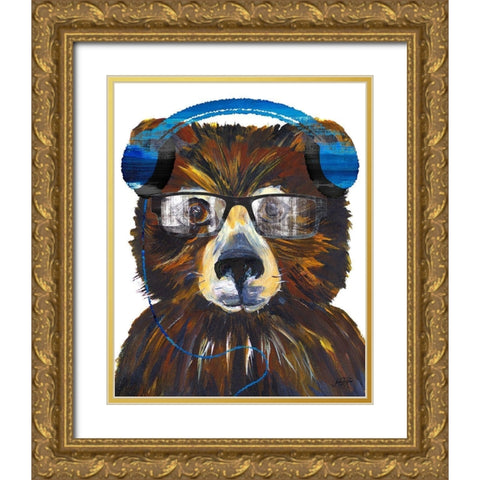 Woodland Beats I Gold Ornate Wood Framed Art Print with Double Matting by DeRice, Julie